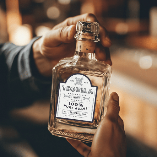 Tequila Bottle Label