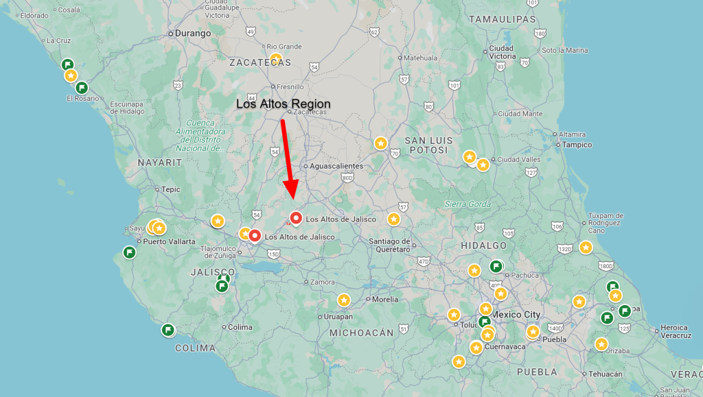 Los Altos Tequila Region Jalisco